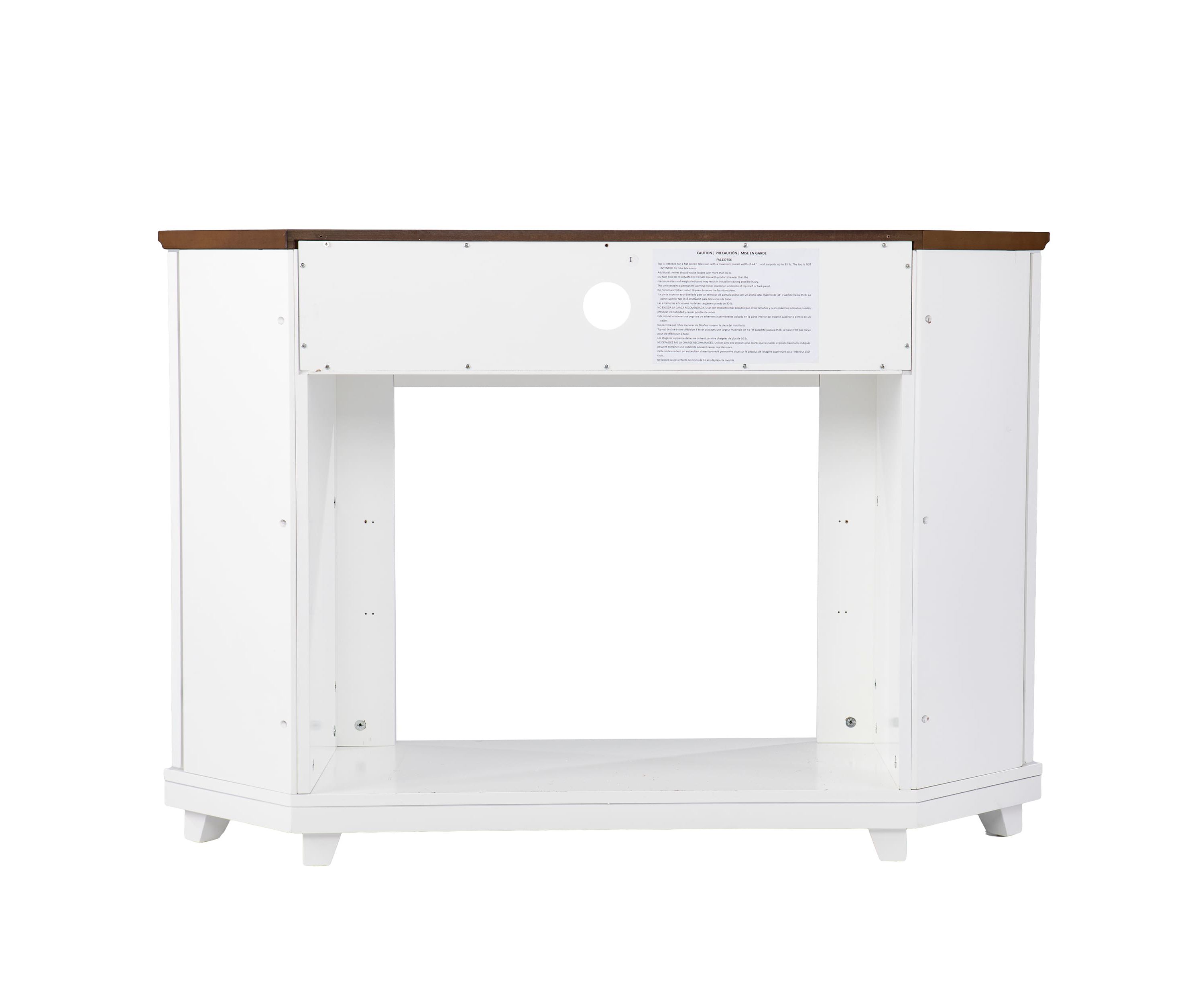 Dilvon Base Electric Media Fireplace w/ Storage