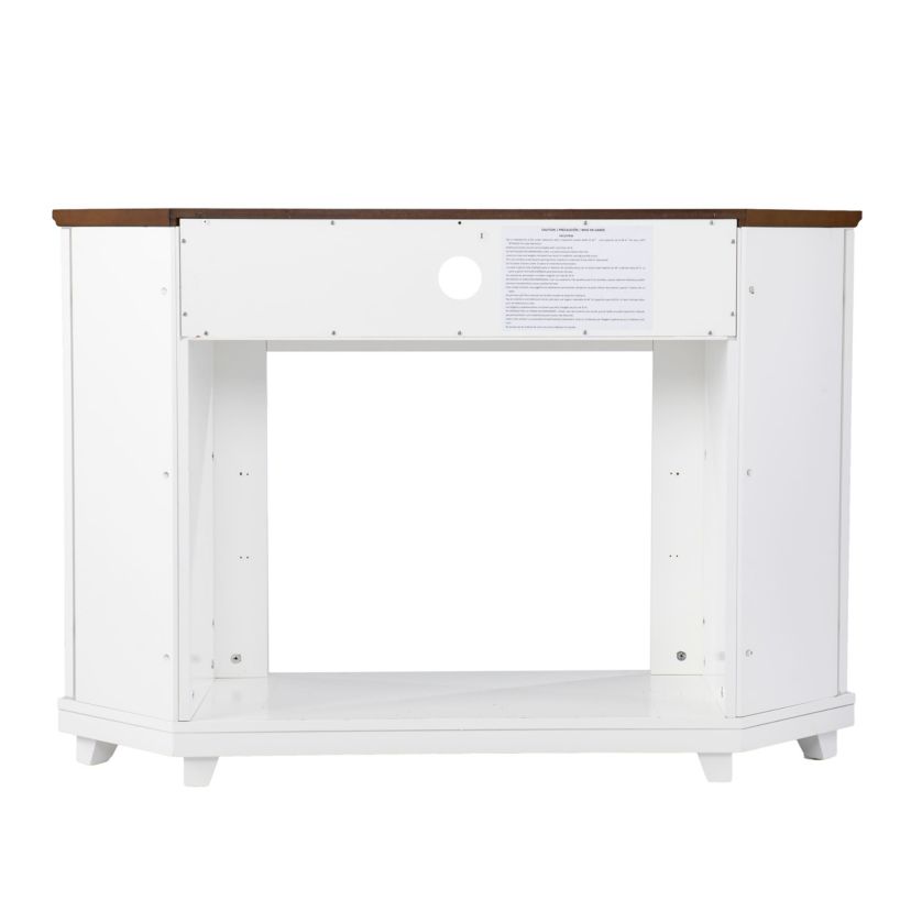 Dilvon Base Electric Media Fireplace w/ Storage