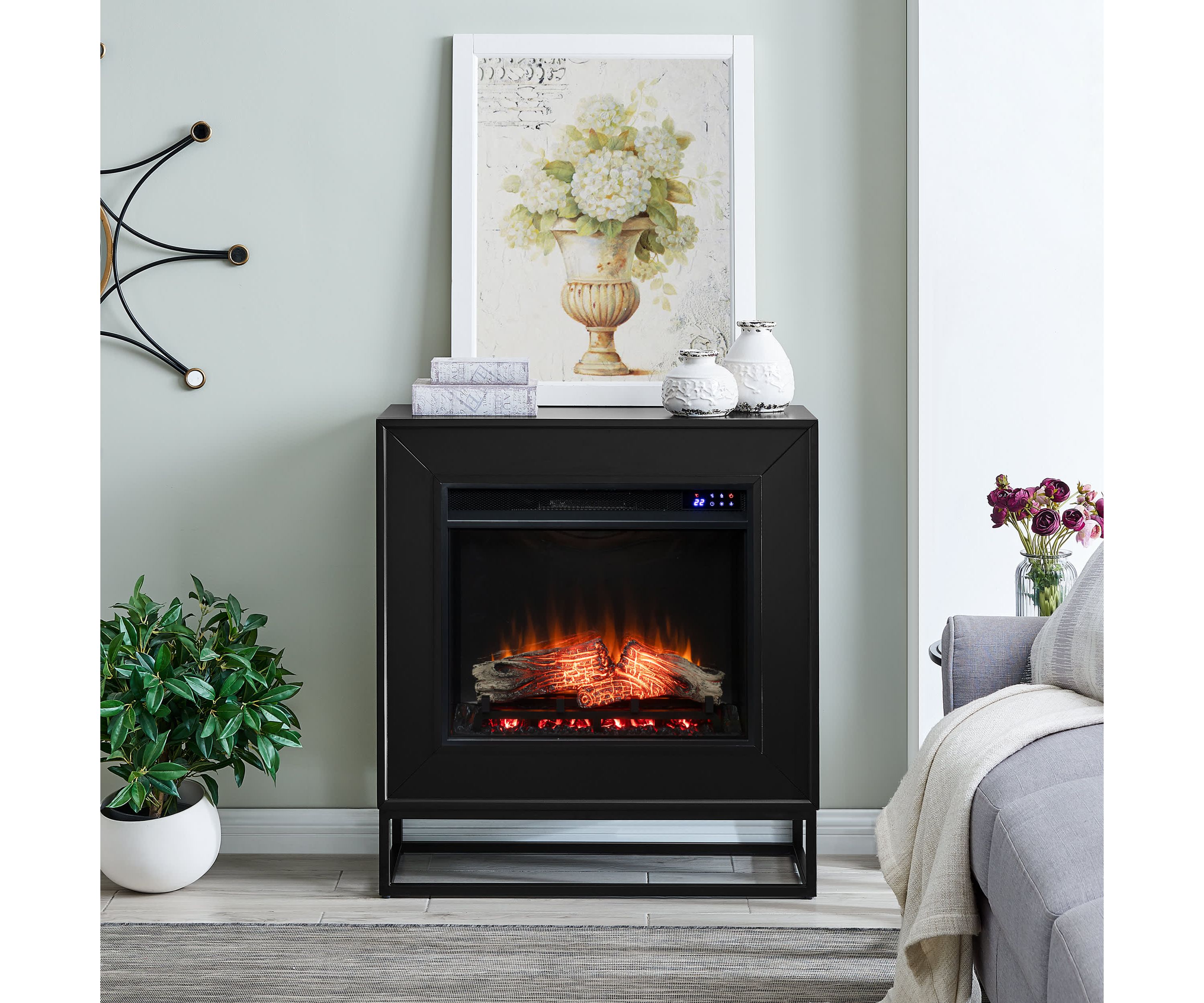 Holly & Martin Frescan Contemporary Touch Screen Electric Fireplace