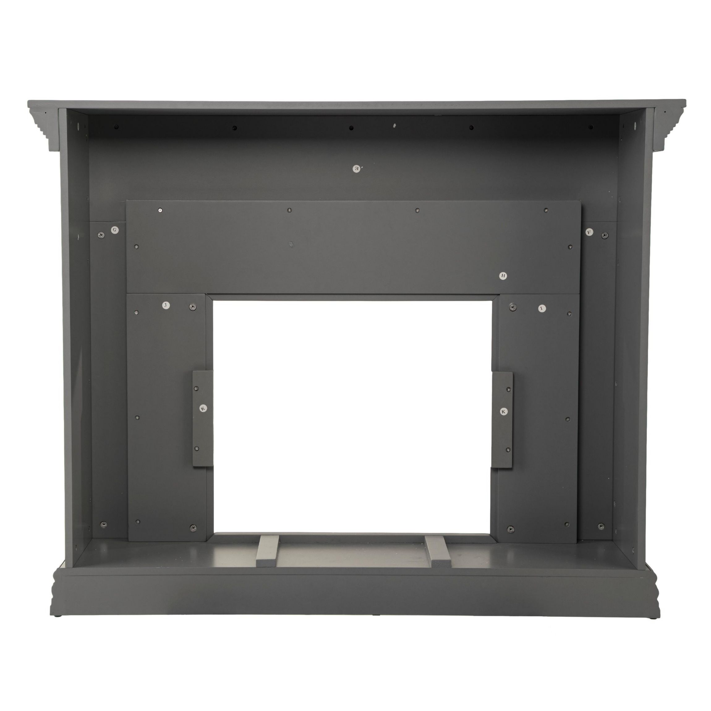Dakesbury Faux Stone Electric Fireplace w/ Touch Screen Control Panel