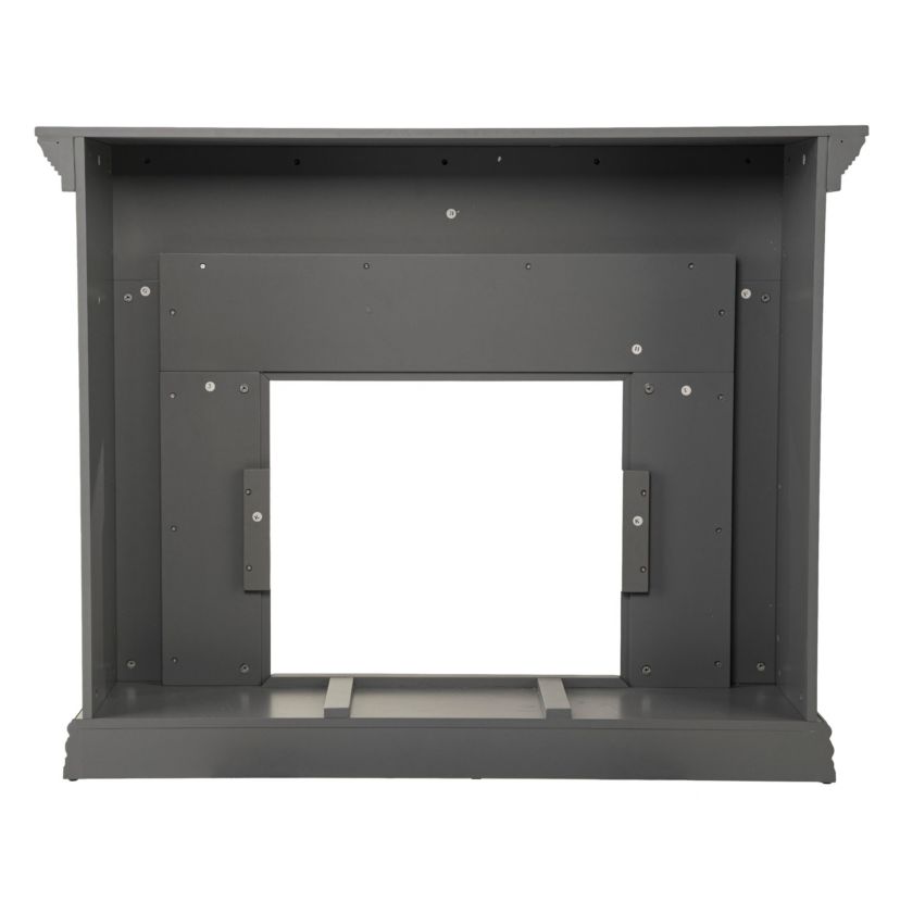 Dakesbury Faux Stone Electric Fireplace w/ Touch Screen Control Panel