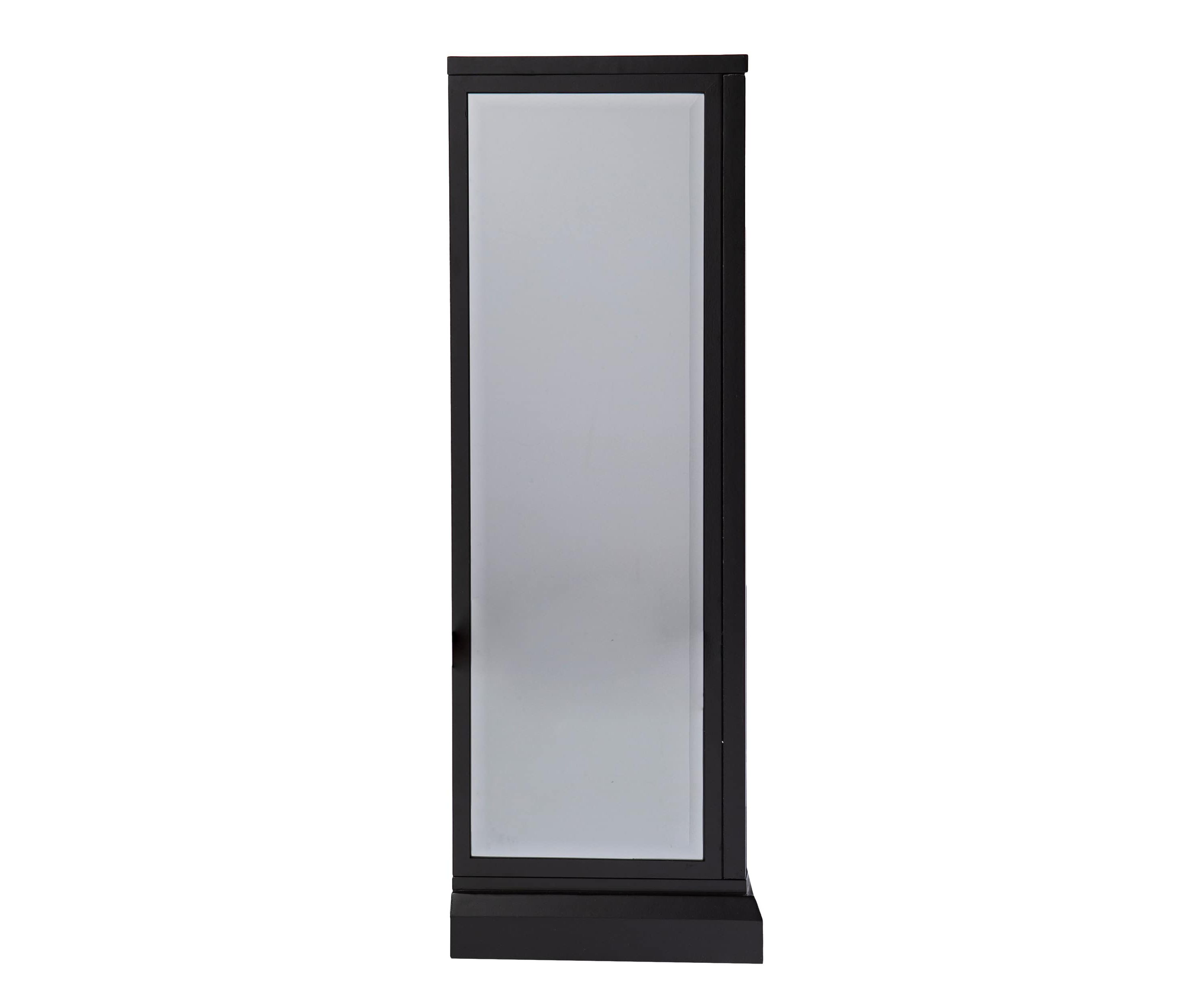Trandling Mirrored Touch Screen Fireplace w/ Faux Marble