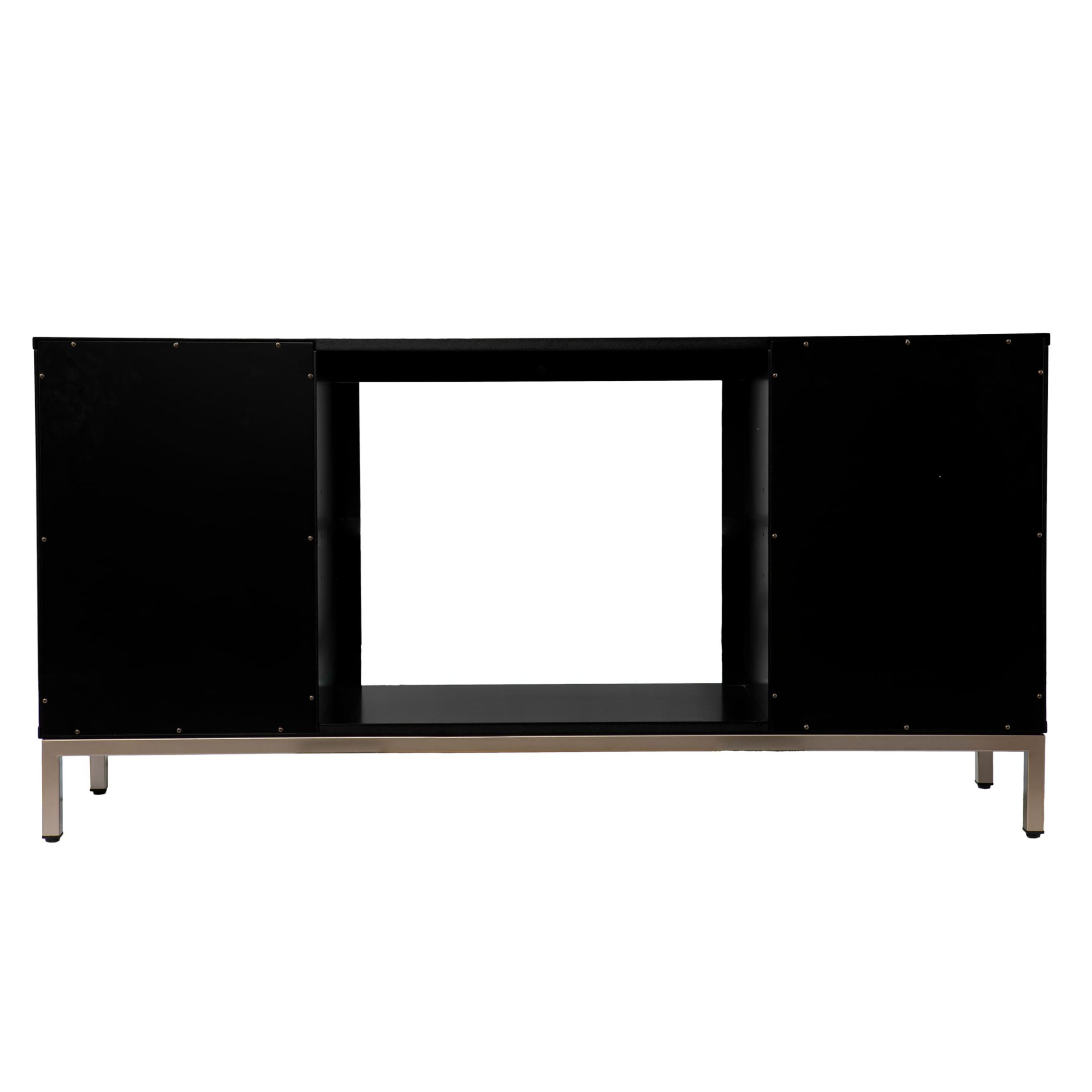 Winsterly Touch Screen Electric Fireplace w/ Media Storage