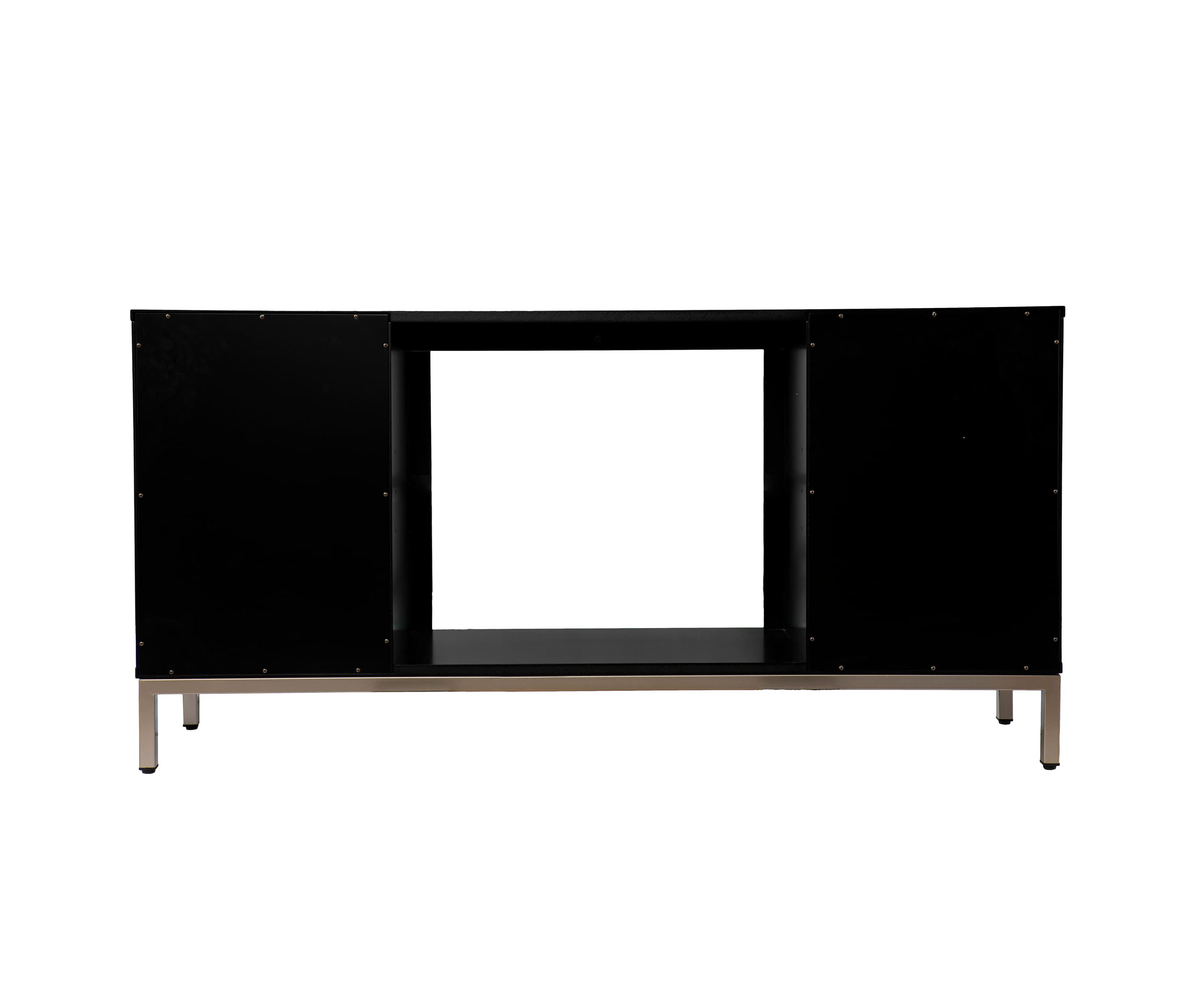 Winsterly Touch Screen Electric Fireplace w/ Media Storage