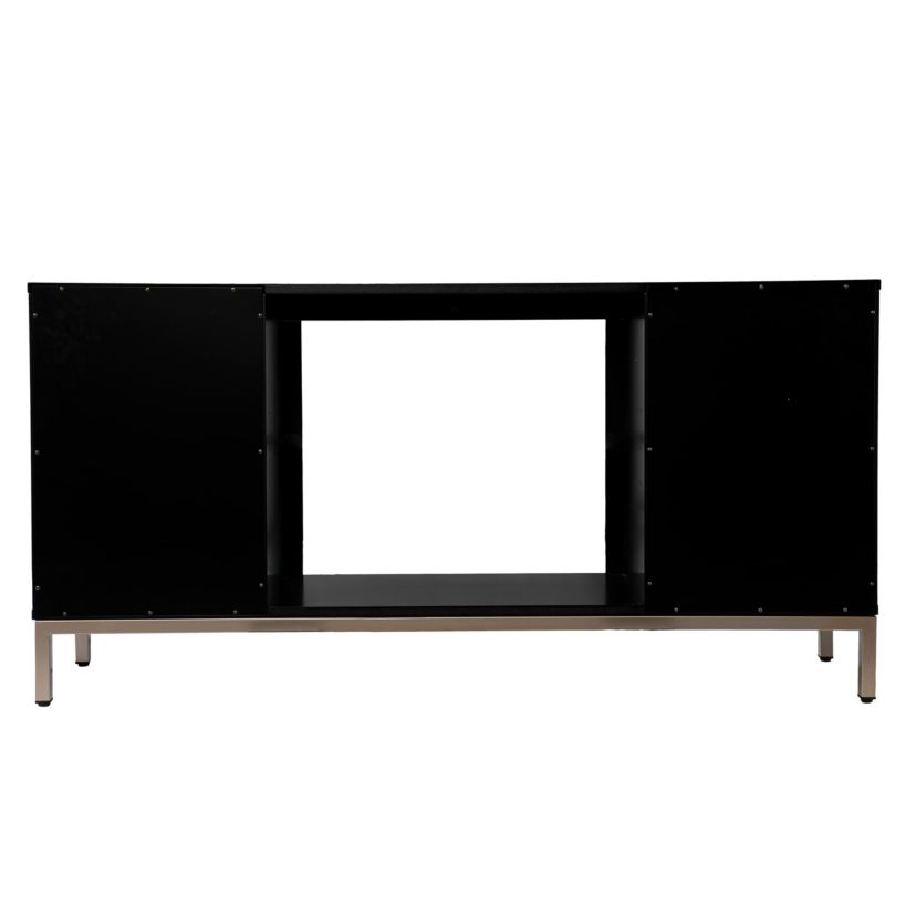 Winsterly Touch Screen Electric Fireplace w/ Media Storage