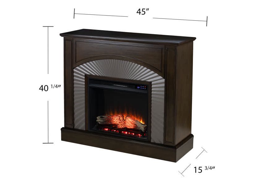 Billingsdon Freestanding Touch Screen Electric Fireplace
