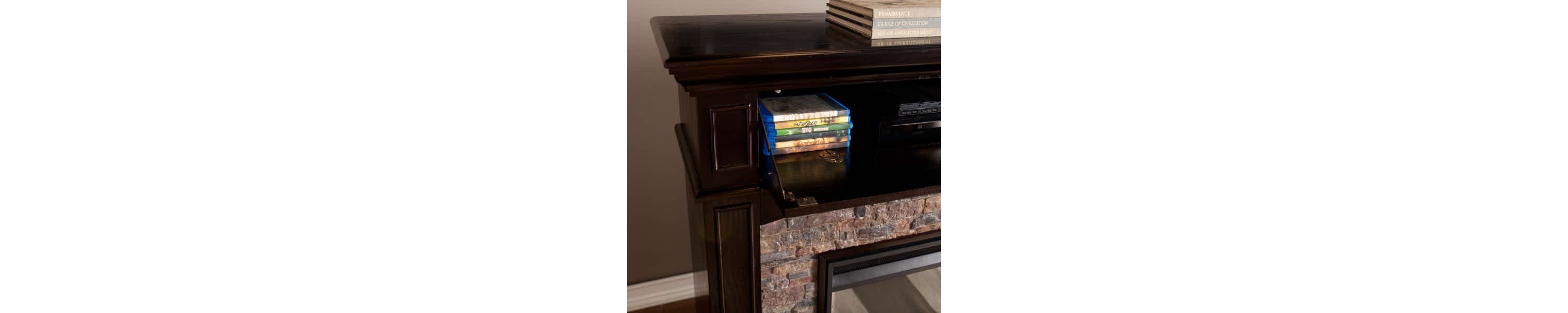 Grantham Convertible Touch Screen Electric Fireplace