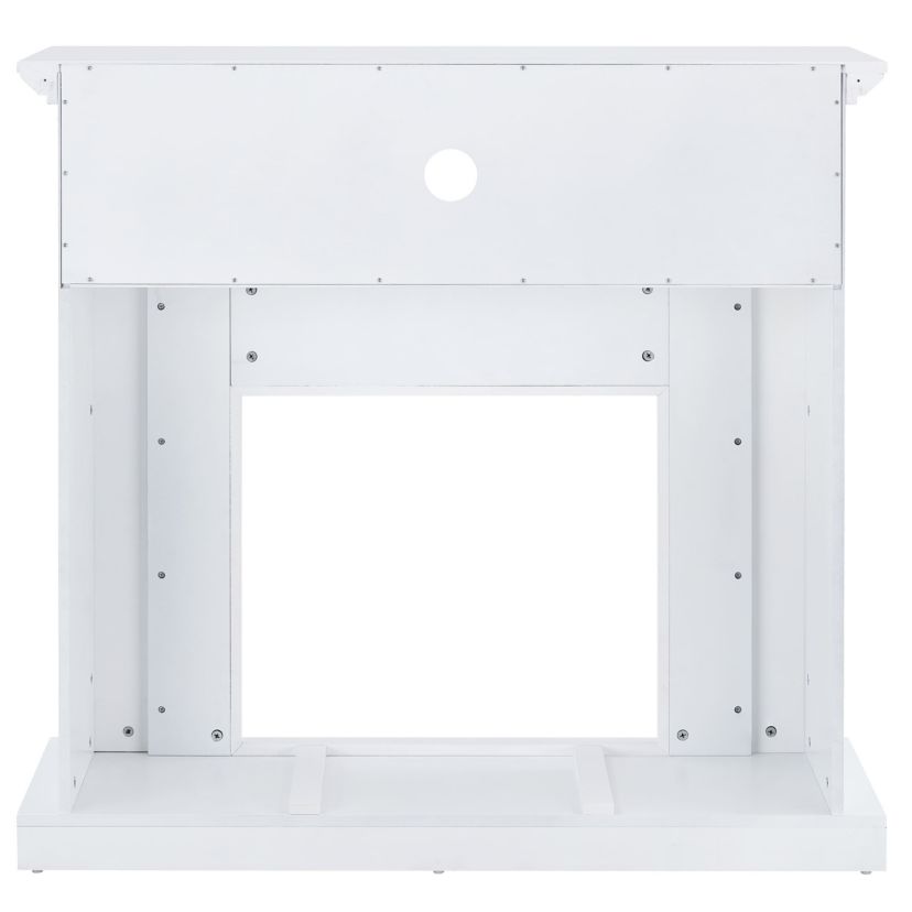 Nobleman Tiled Touch Screen Electric Media Fireplace