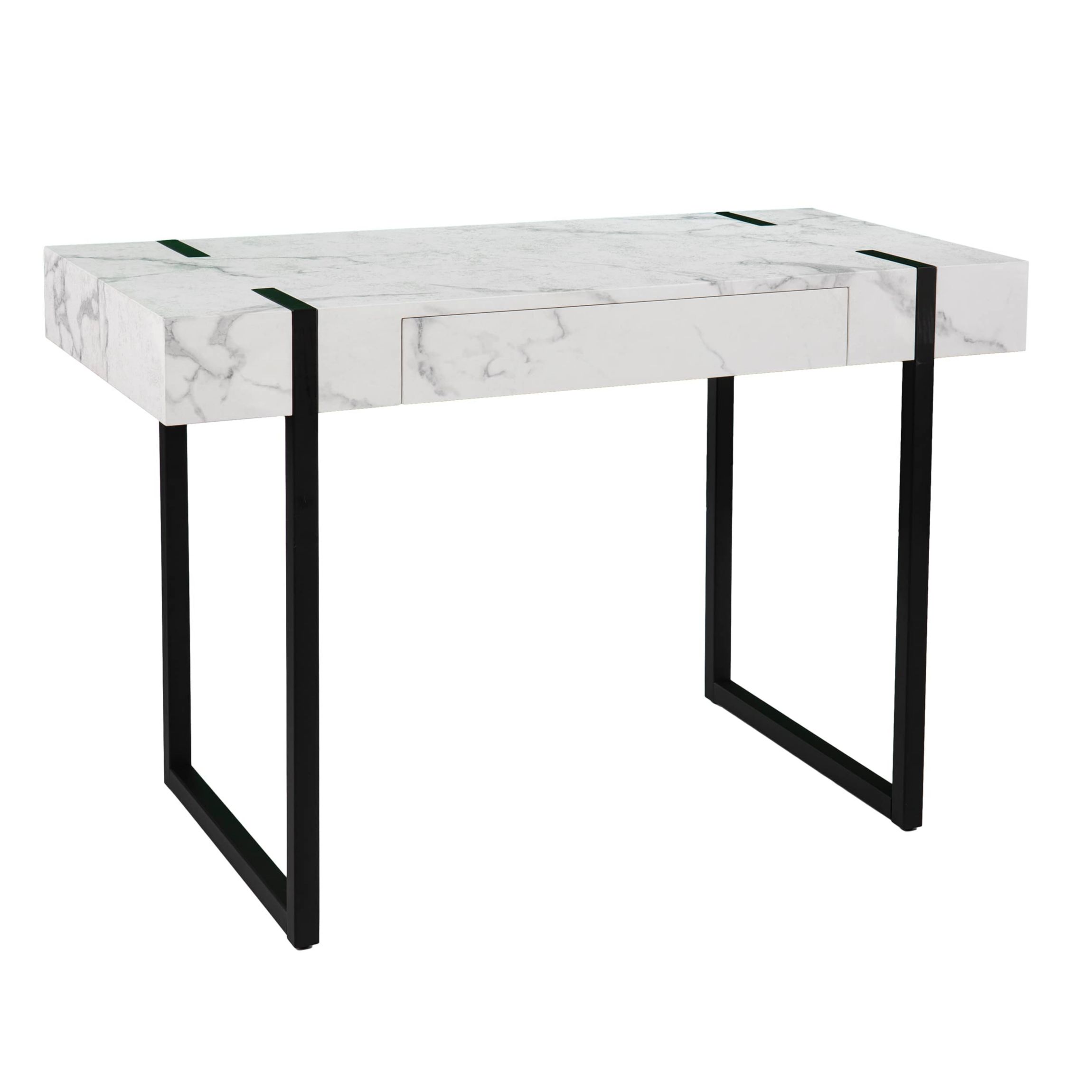 Rangley Modern Faux Marble Desk