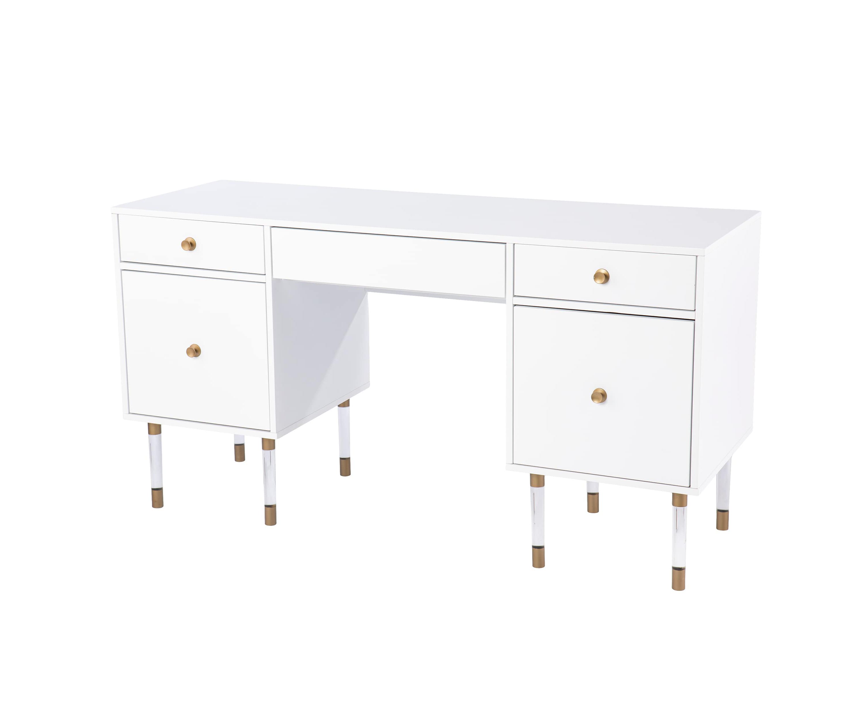 Holly & Martin Helston White Writing Desk