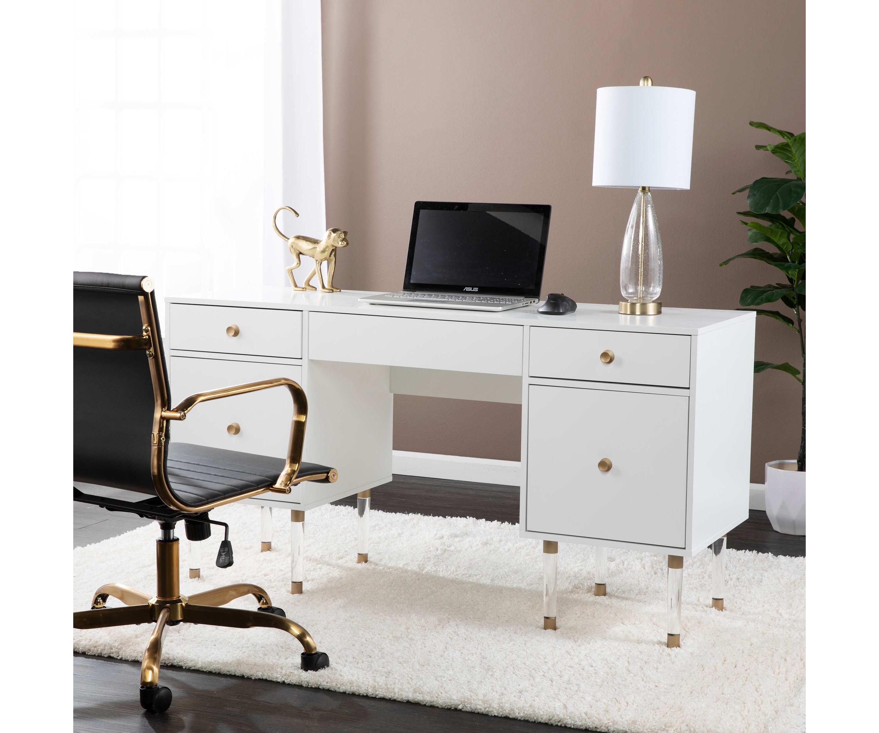 Holly & Martin Helston White Writing Desk