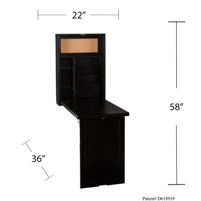 Minford Fold-Out Convertible Desk