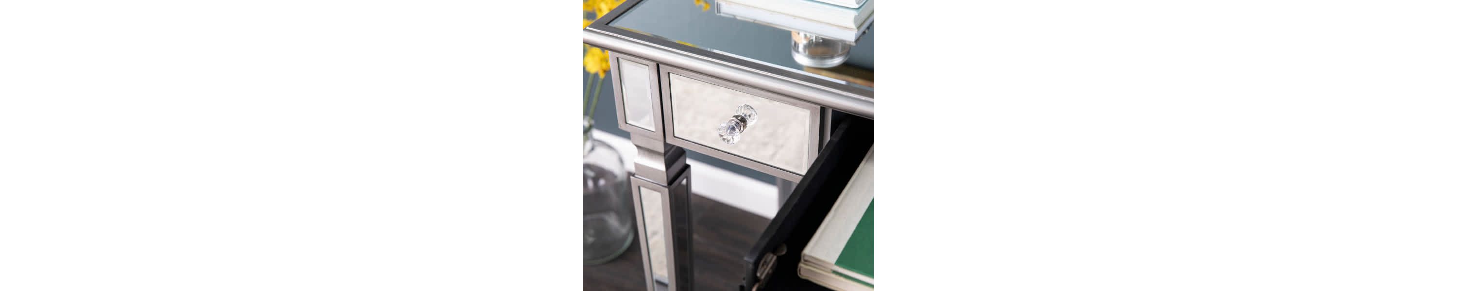 Wedlyn Mirrored Writing Desk