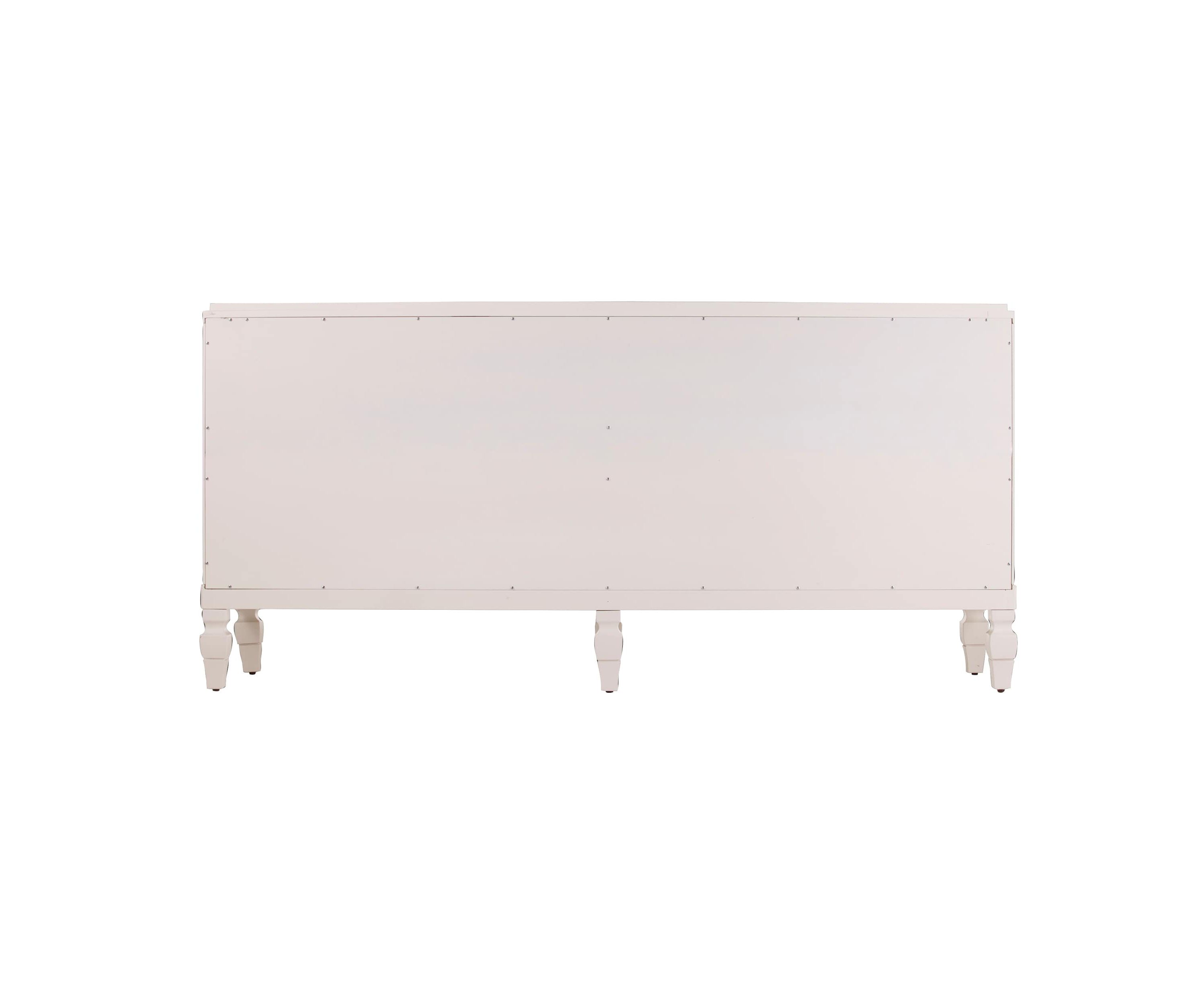 Tropman Antique White Low-Profile Accent Cabinet