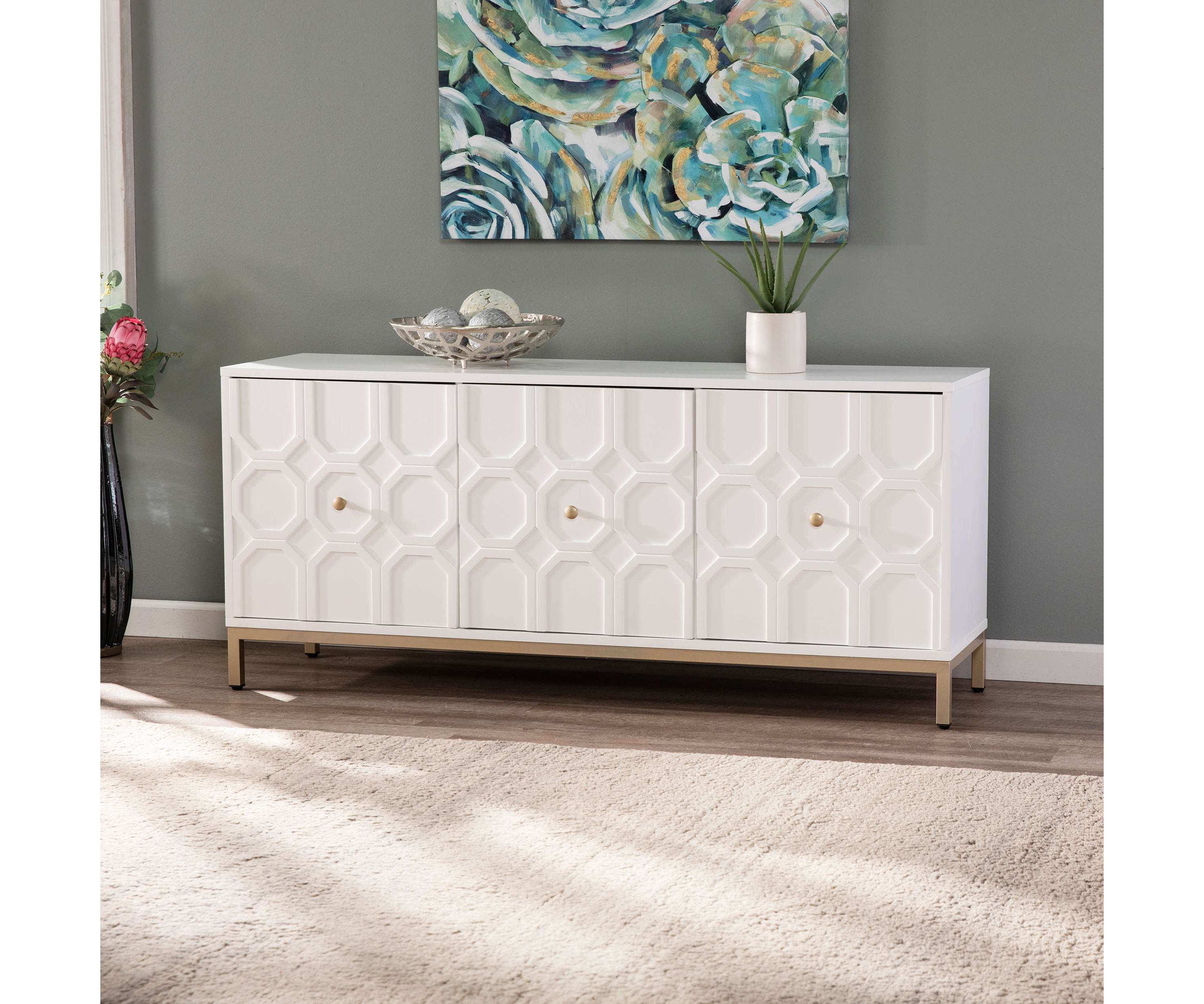Gramdlynn Three-Door Accent Cabinet