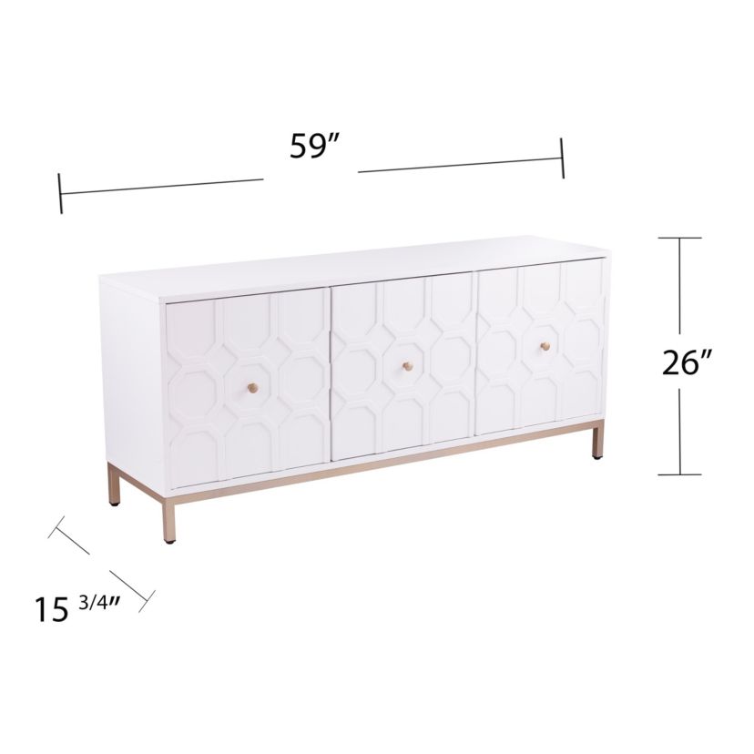 Gramdlynn Three-Door Accent Cabinet