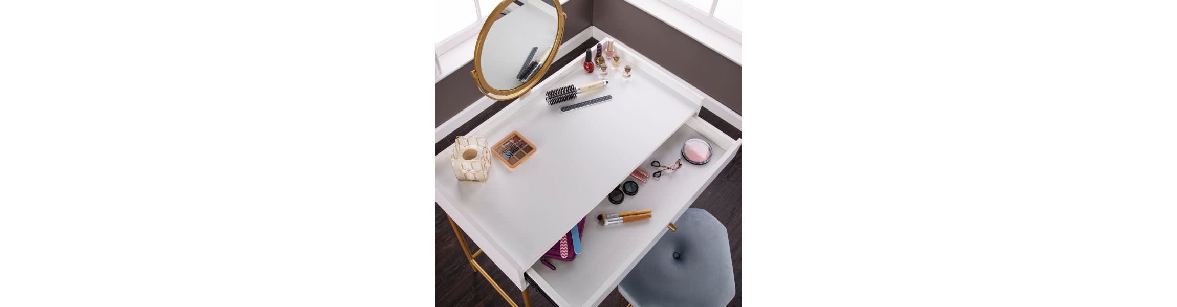 Derald Vanity Table w/ Mirror