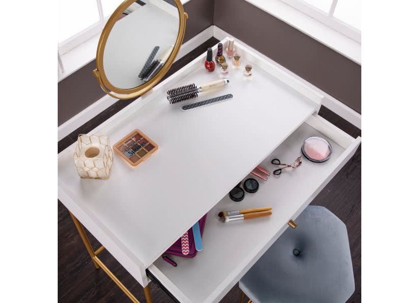 Derald Vanity Table w/ Mirror