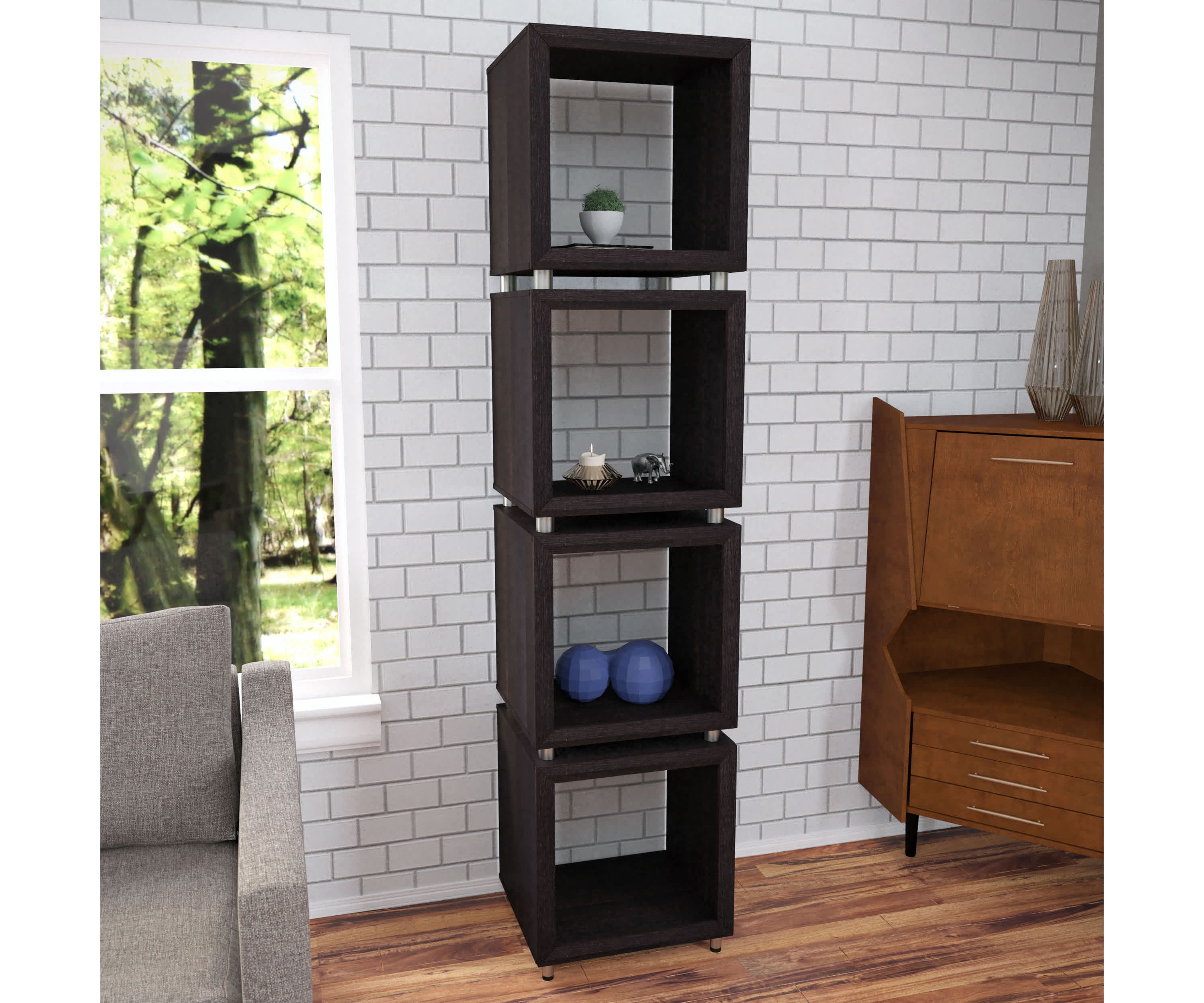 Portgren 4-Tier Bookshelf