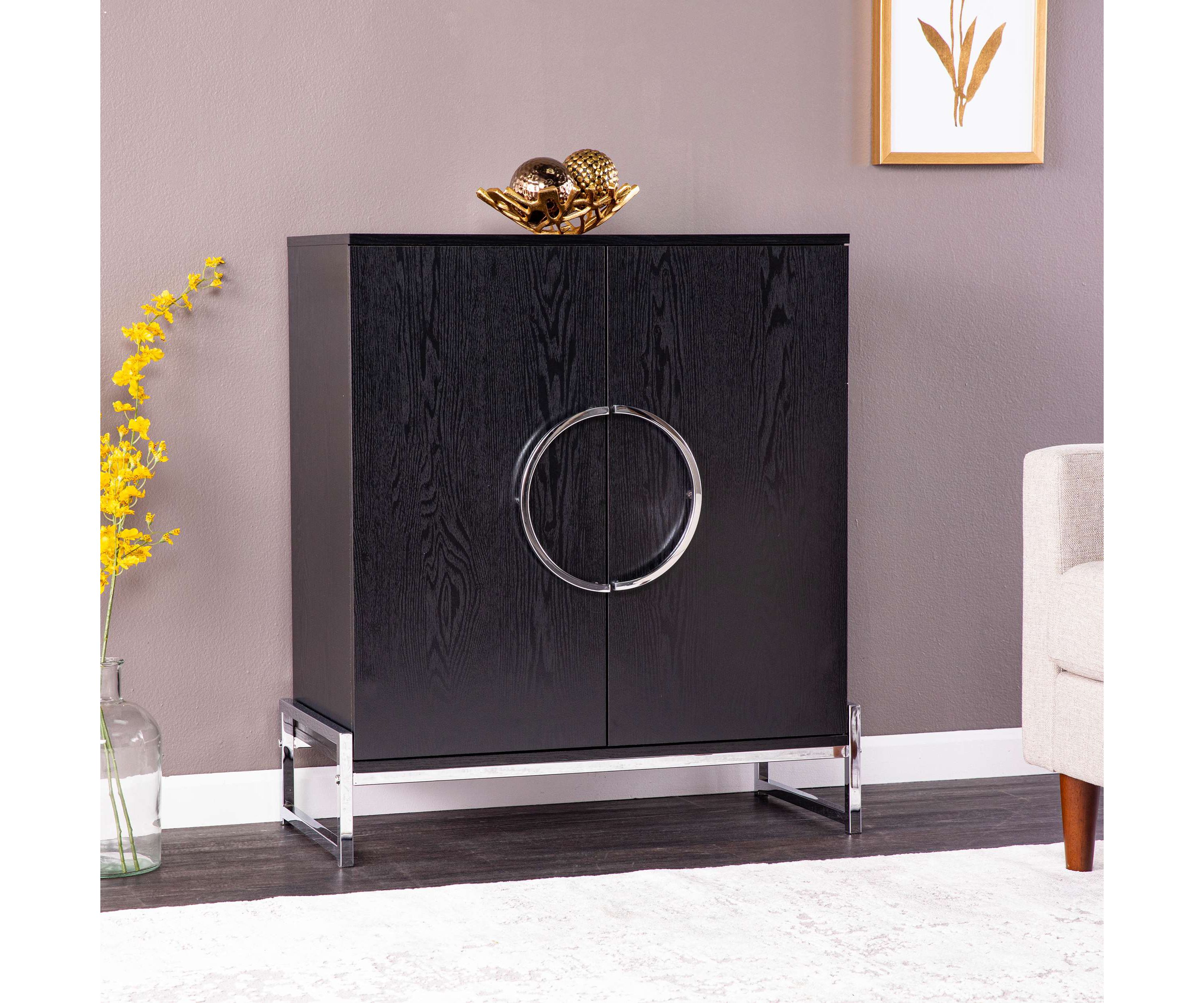 Pierton Double-Door Bar Cabinet