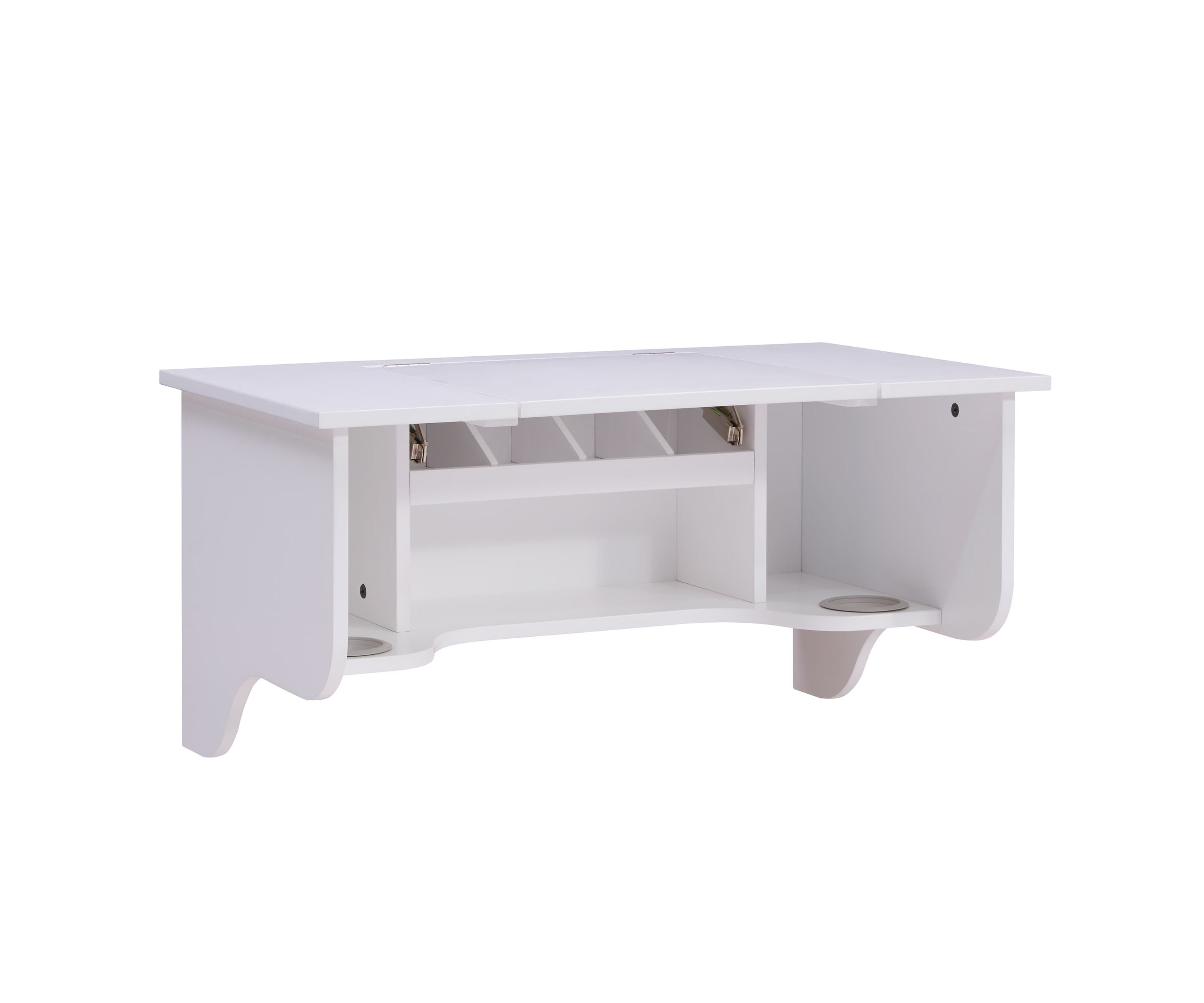 Wall Mount Ledge w/ Vanity Mirror