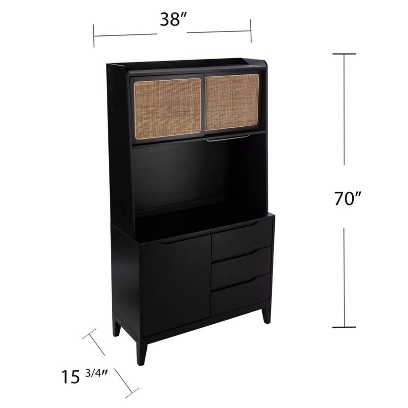 Carondale Tall Buffet Cabinet w/ Storage