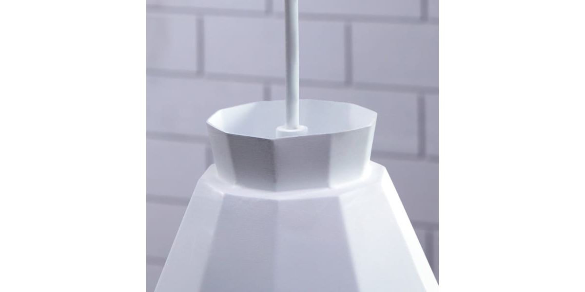 Millie White Midcentury Modern Pendant Lamp