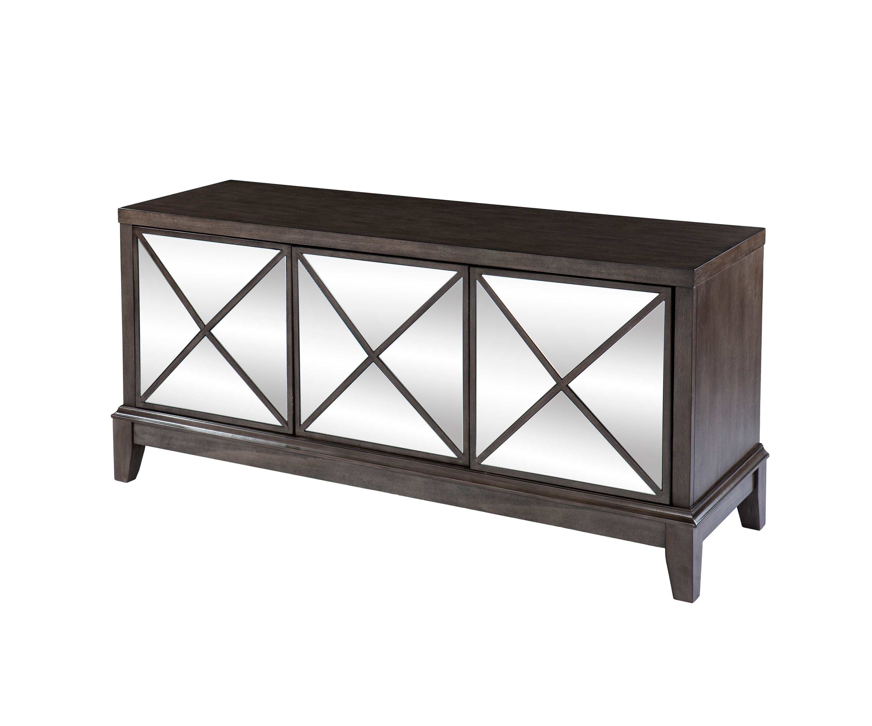 Wallaston Mirrored Media Cabinet