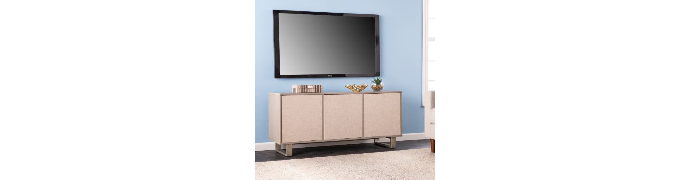 Abston 3-Door Media Console