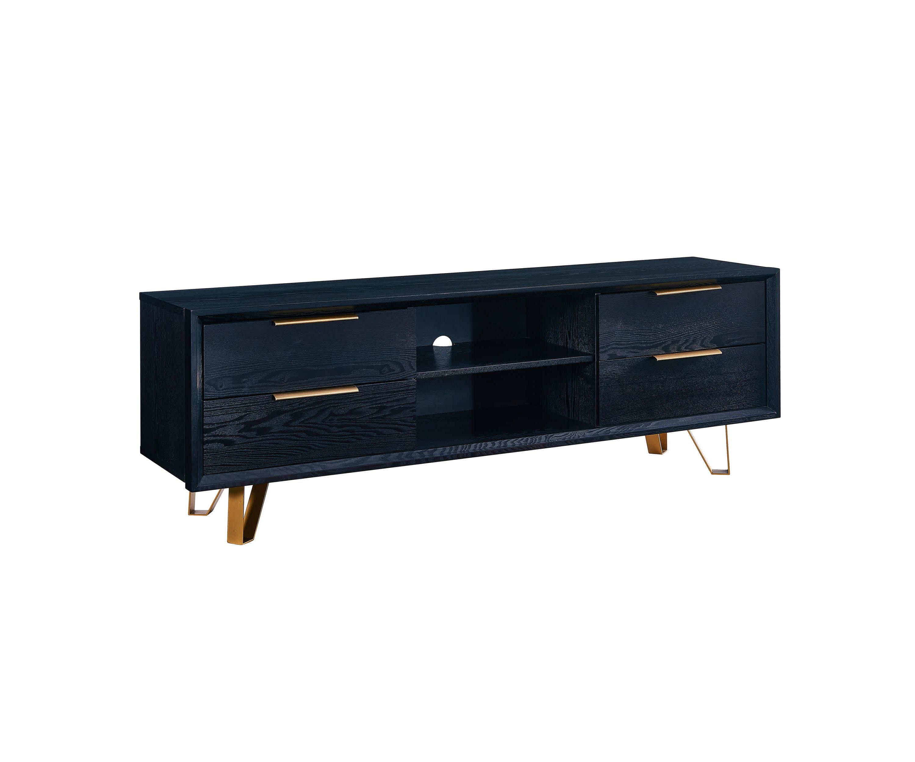 Malone Black Entertainment Console