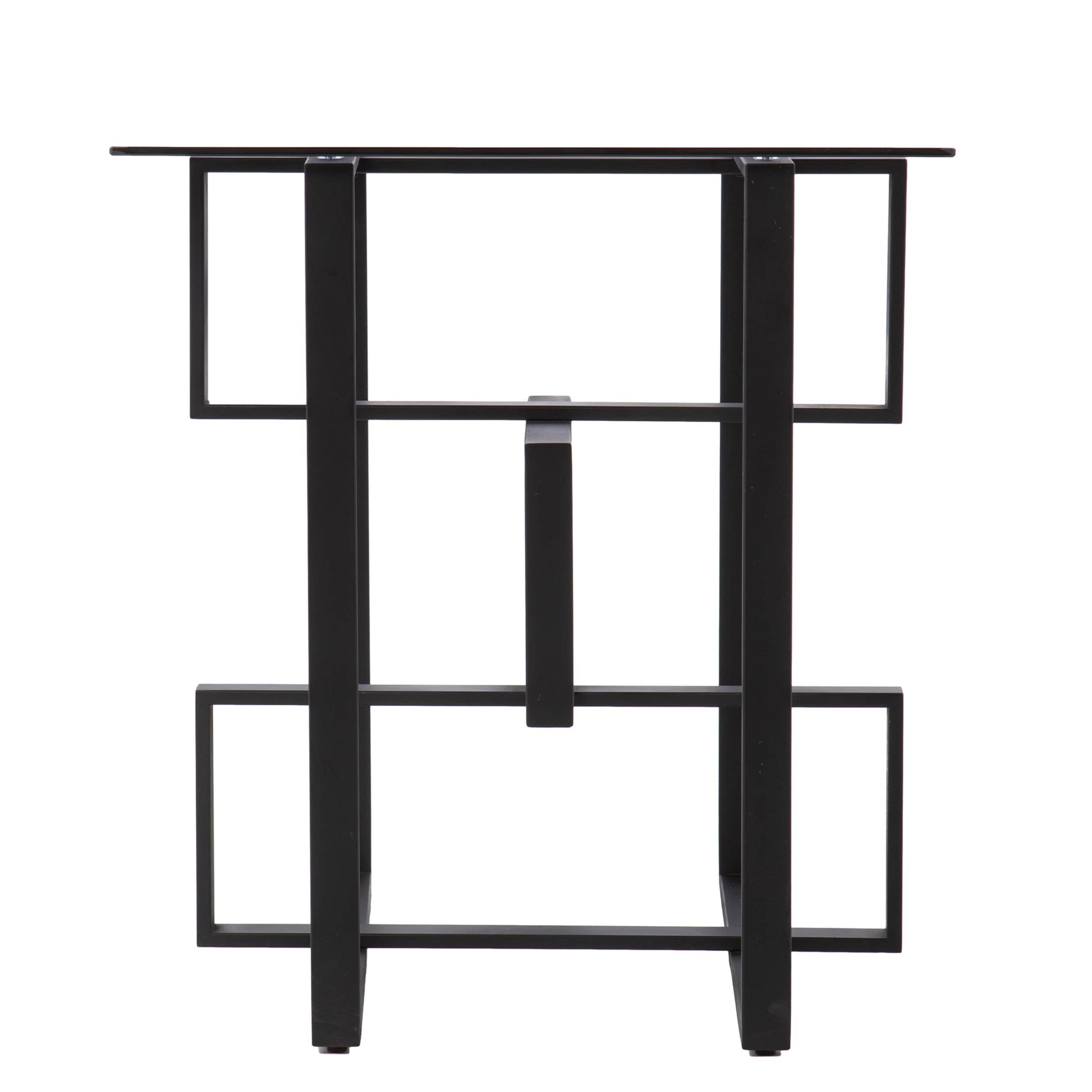 Clanlin Glass-Top Accent Table