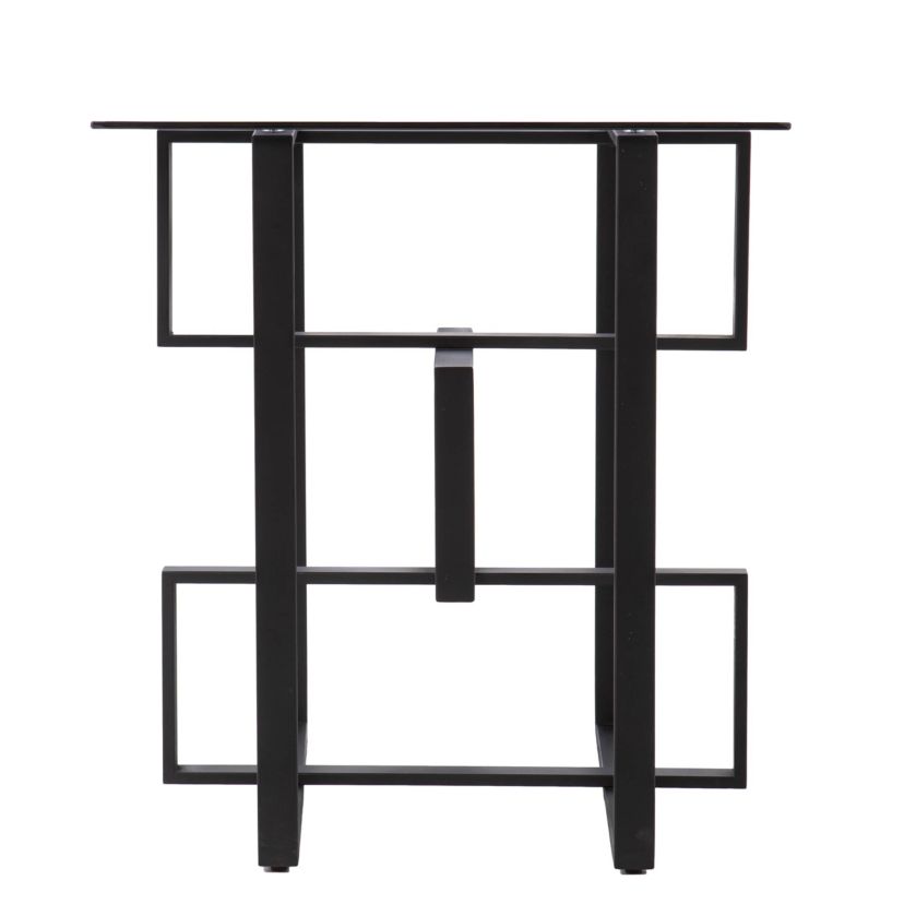 Clanlin Glass-Top Accent Table