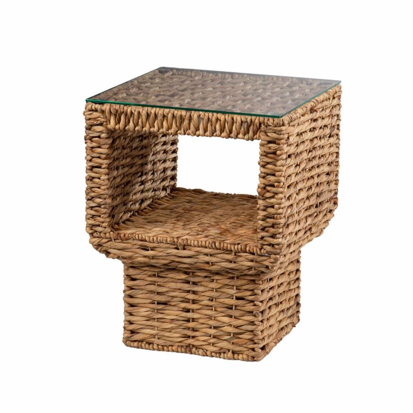 Pallston Water Hyacinth Accent Table