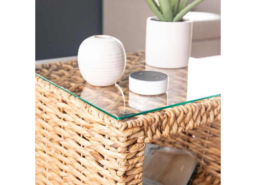 Pallston Water Hyacinth Accent Table