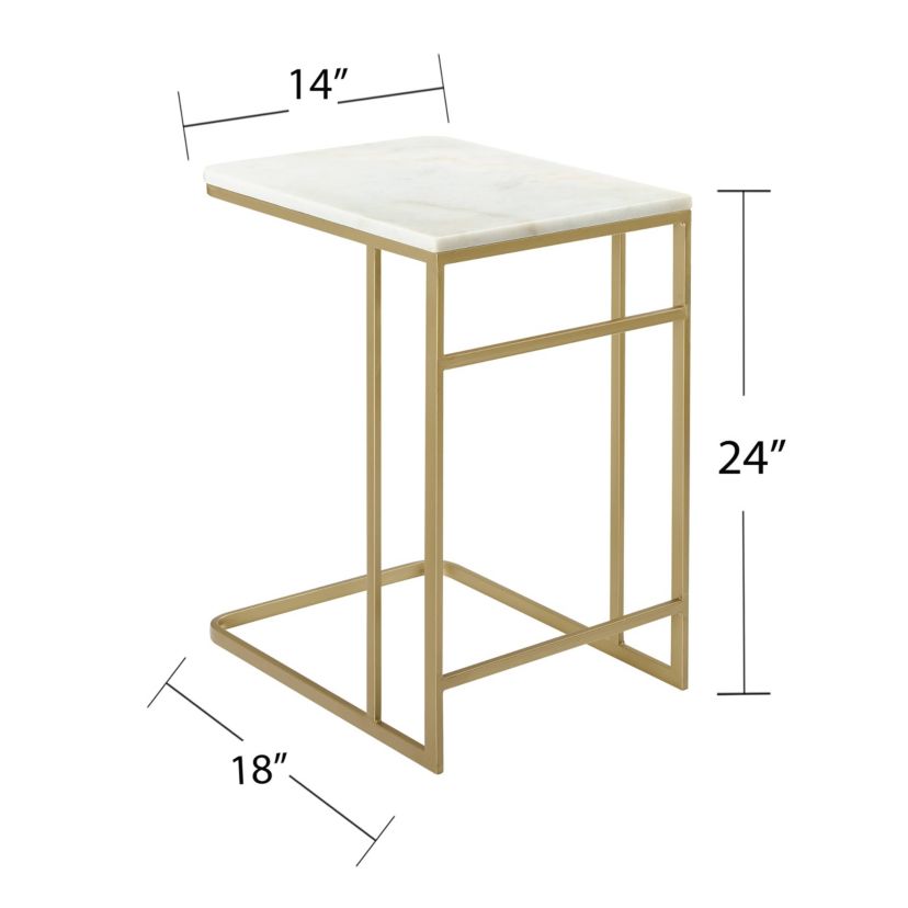 Fallon Marble C-Table