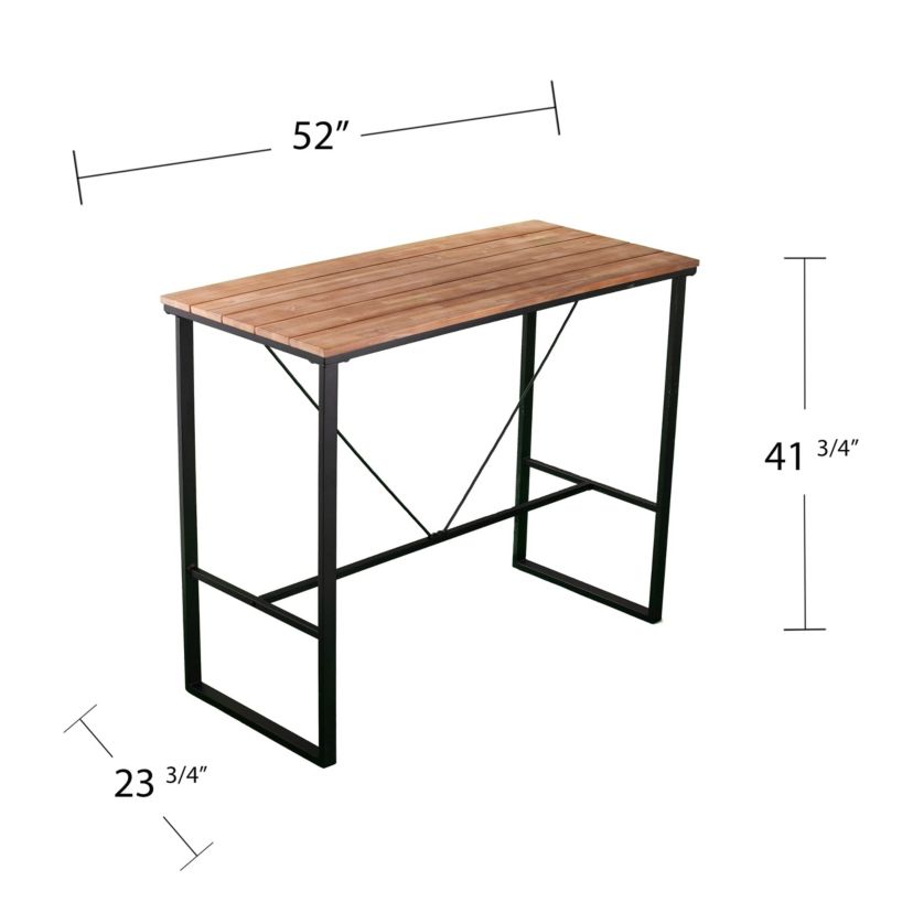 Venallo 3 Piece Indoor/Outdoor Space Saving Bar Set