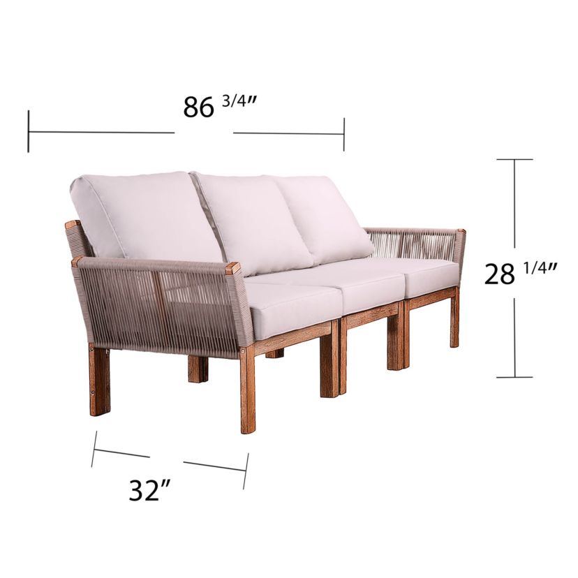 Brendina Outdoor 3-Seater Sofa