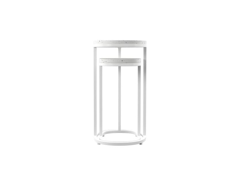 Vicanno Terrazzo Outdoor Nesting Tables – 2 Piece Set