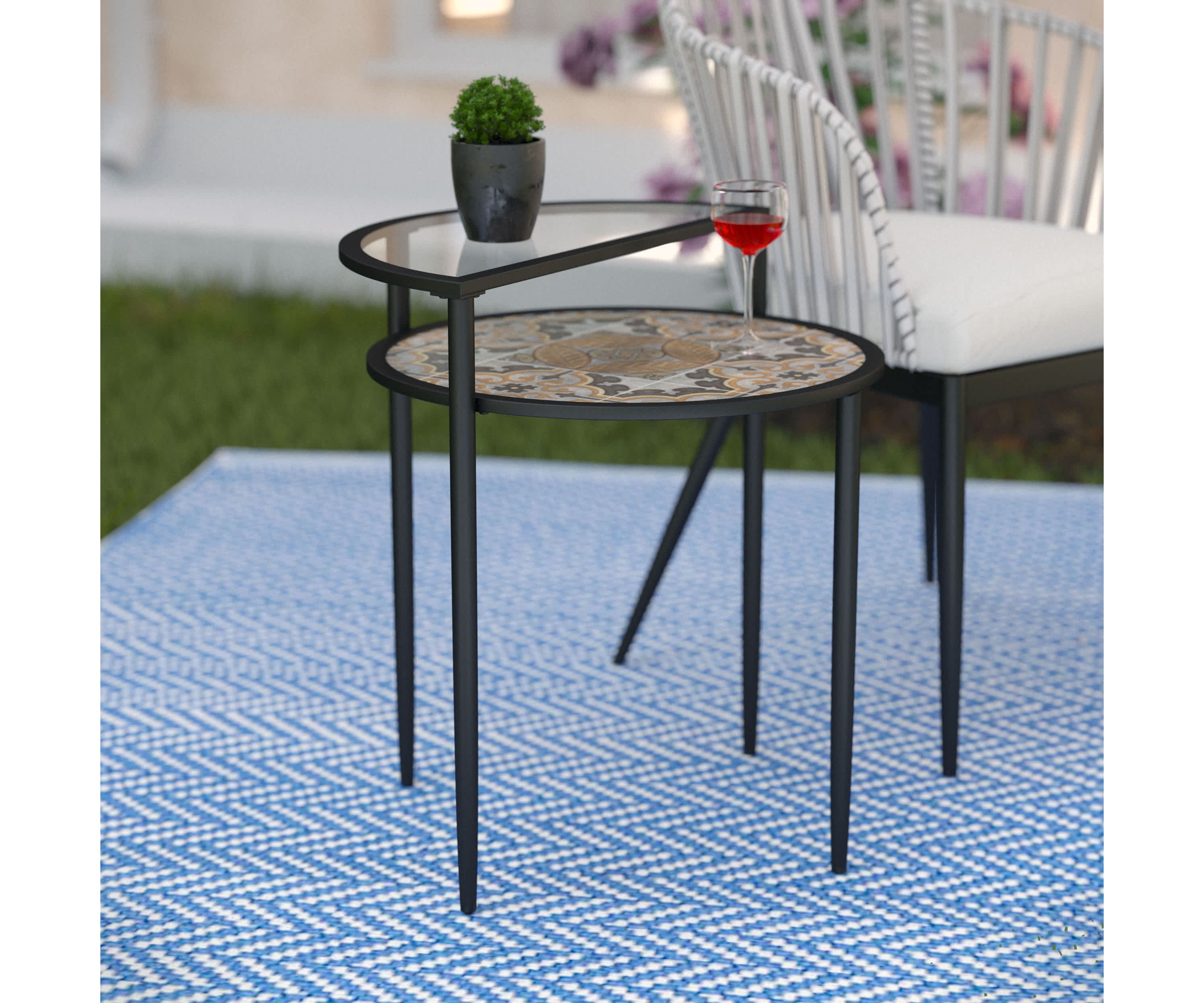 Lorengo Outdoor Accent Table