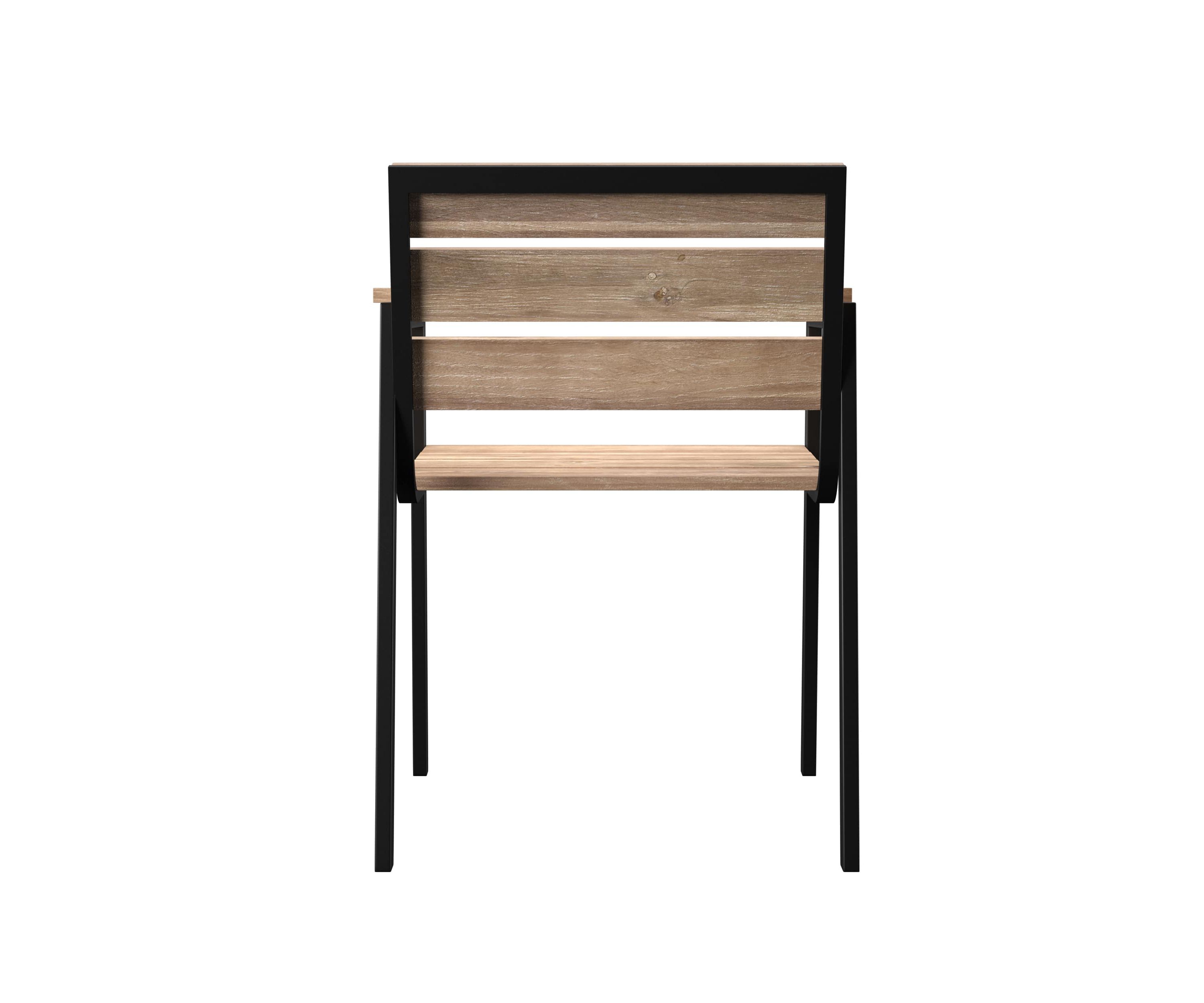 Standlake Slatted Outdoor Chairs – 2 Piece Set