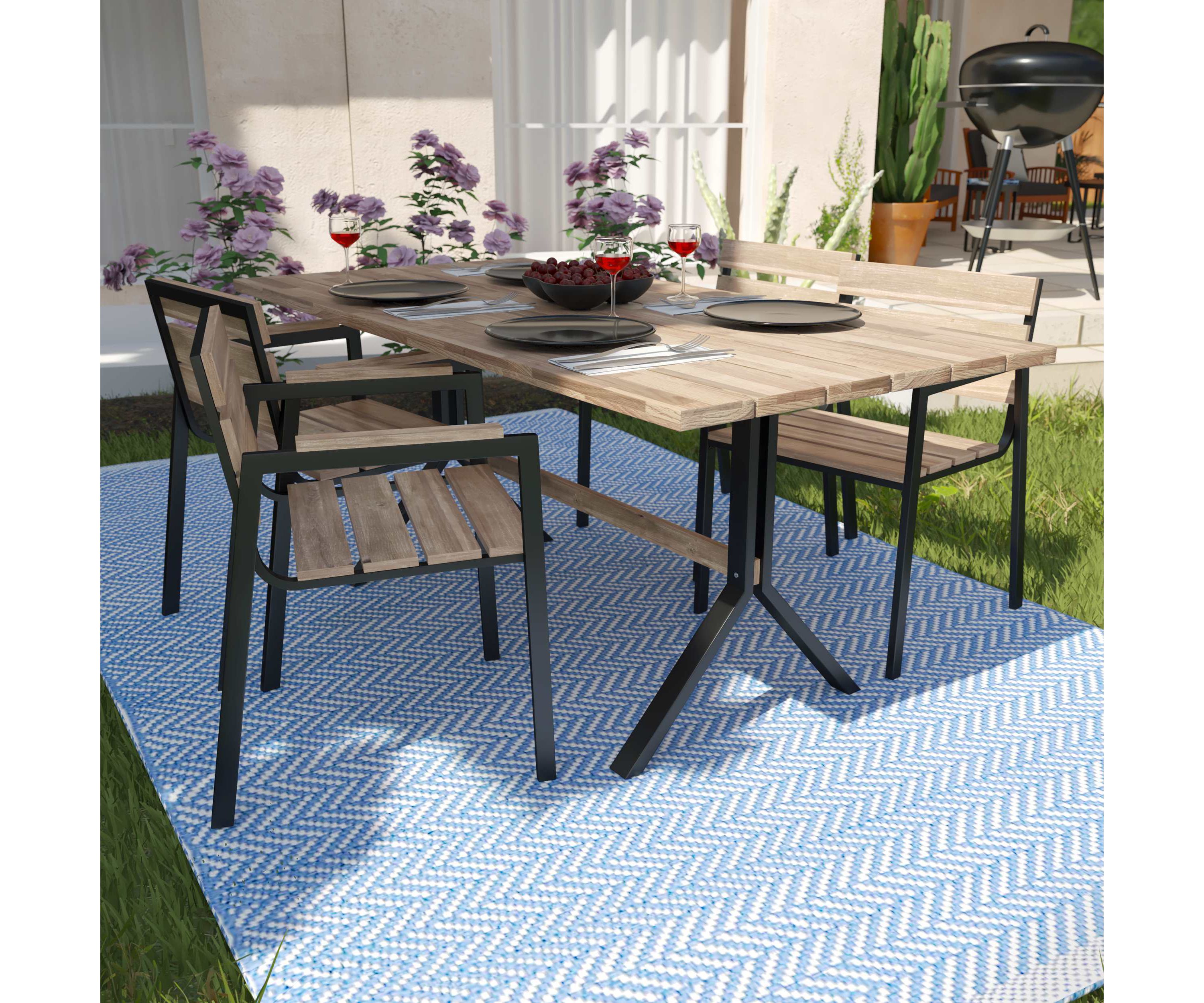 Standlake Outdoor Dining Set – 5 Piece Set