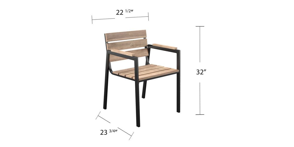 Standlake Outdoor Dining Set – 5 Piece Set