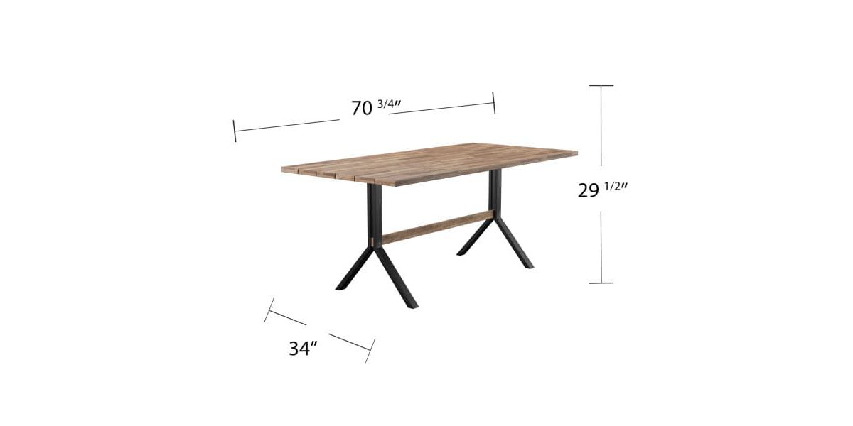 Standlake Outdoor Dining Set – 5 Piece Set