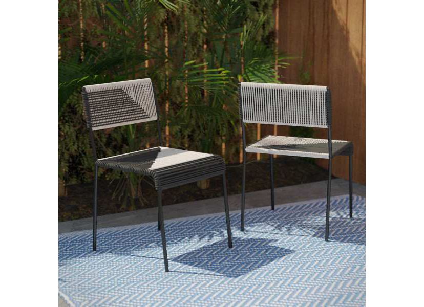 Watkindale Woven Outdoor Chairs – 2 Piece Set