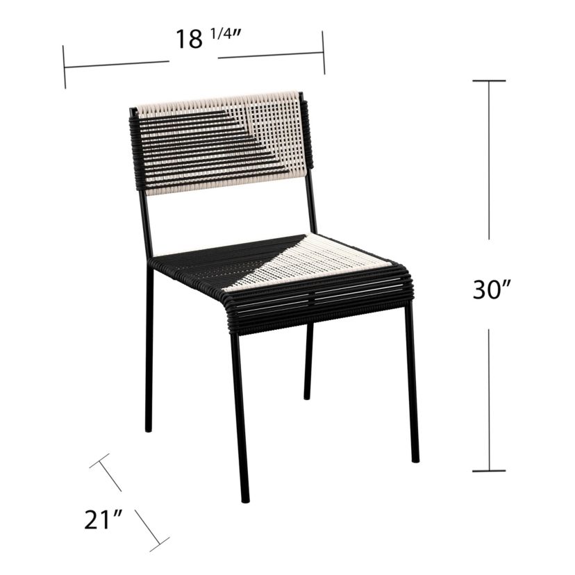 Watkindale Woven Outdoor Chairs – 2 Piece Set