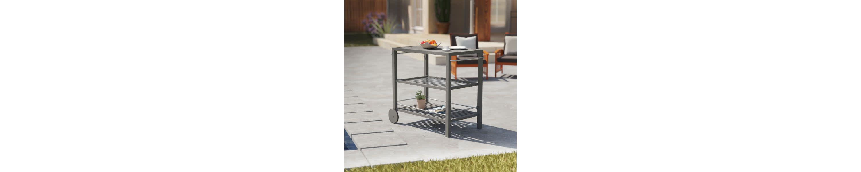 Bajarno Outdoor Bar Cart