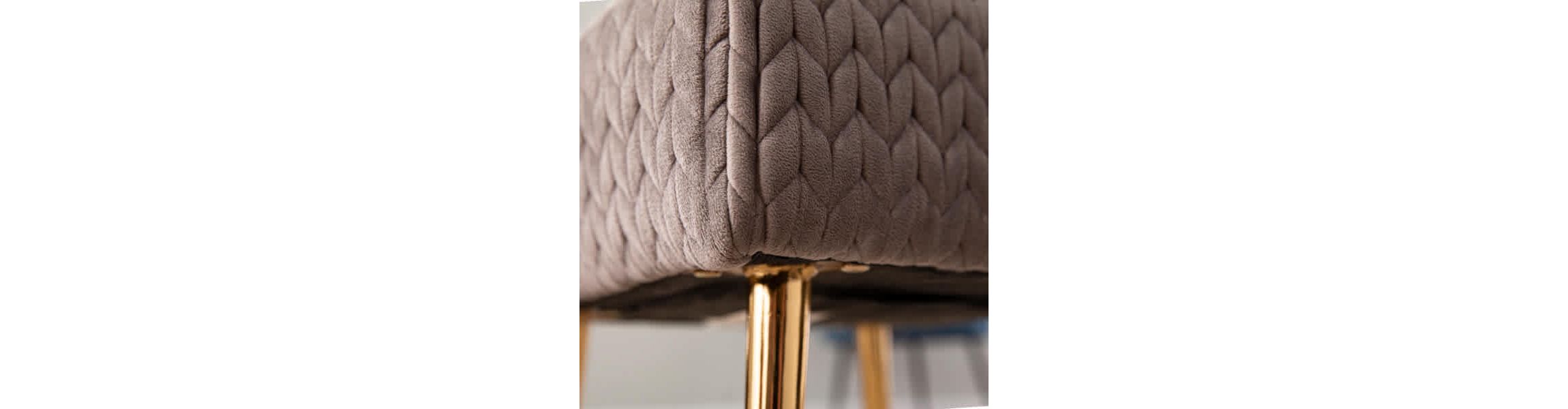 Medlana Woven Upholstered Ottoman