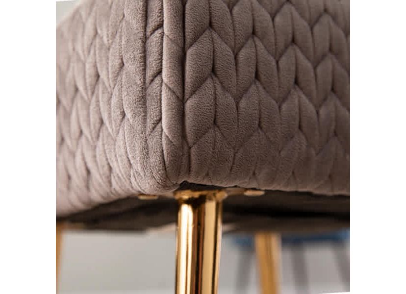Medlana Woven Upholstered Ottoman