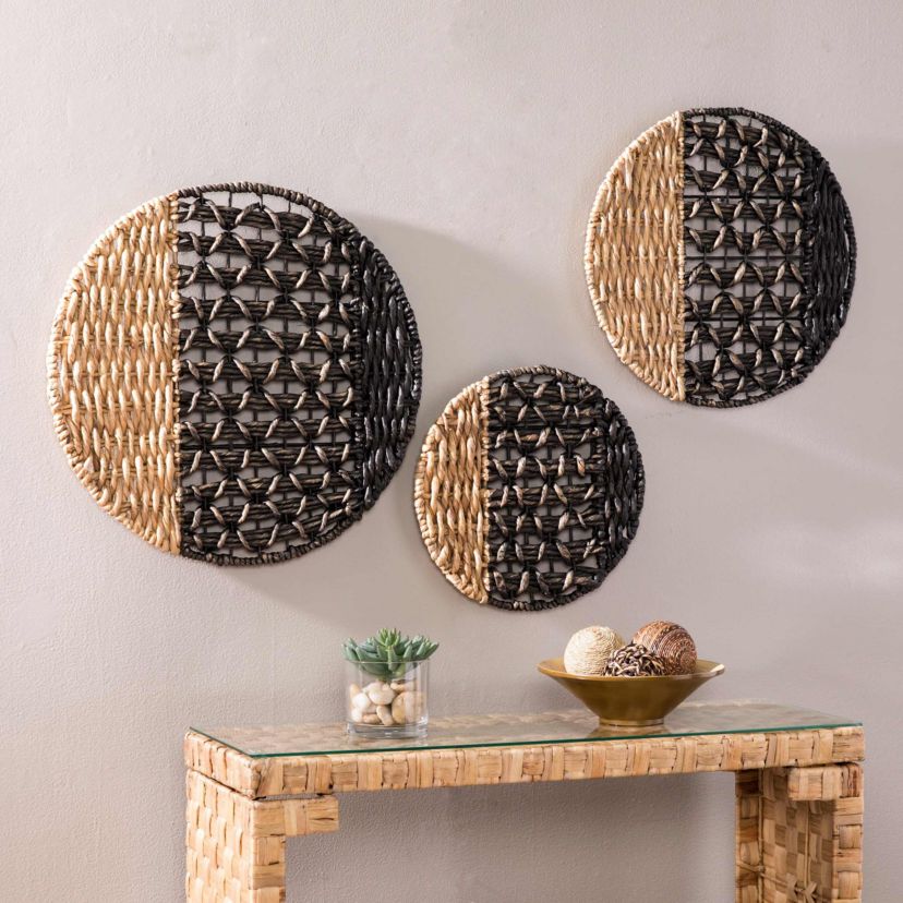 Mable Woven Wall Décor- 3 Piece Set