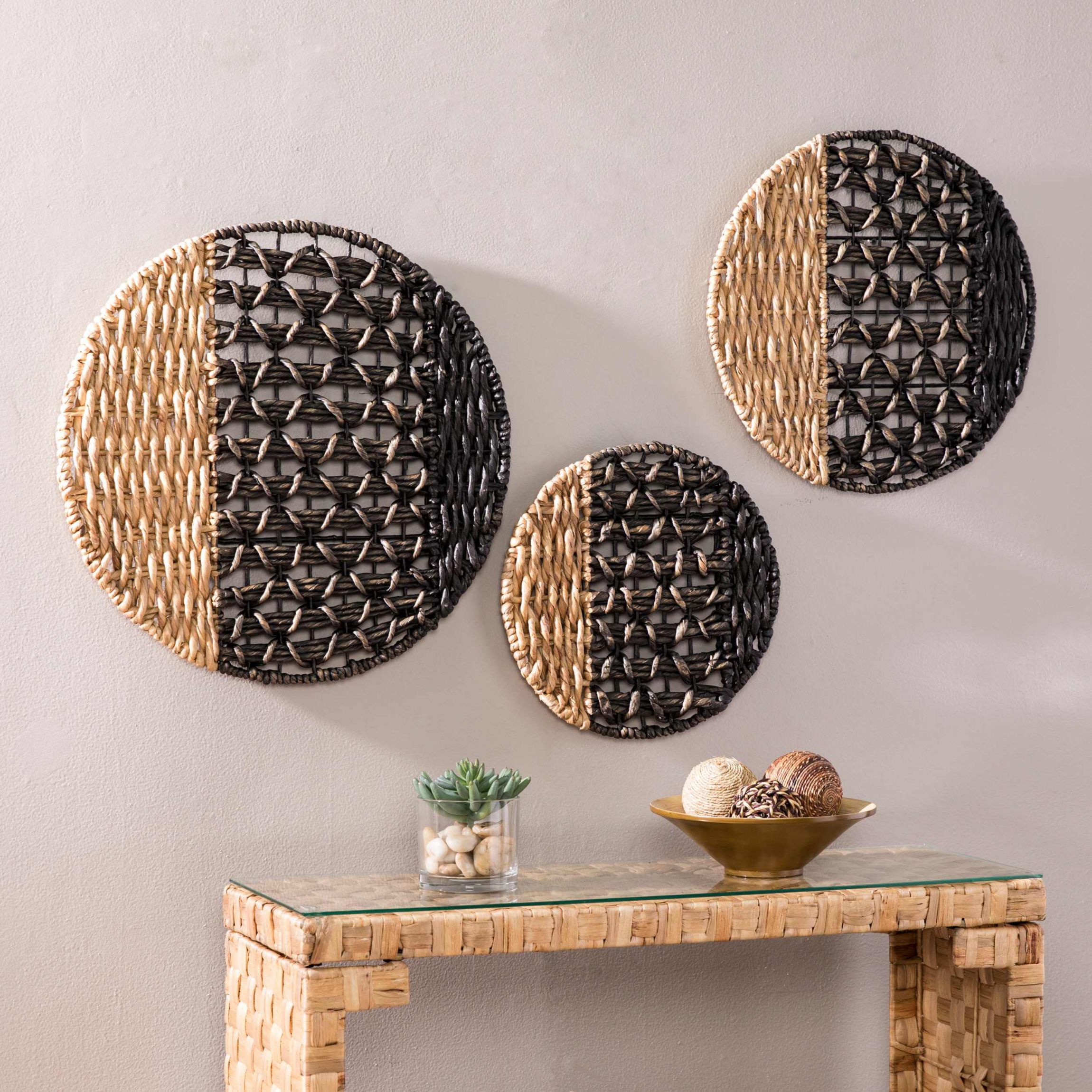 Mable Woven Wall Décor- 3 Piece Set